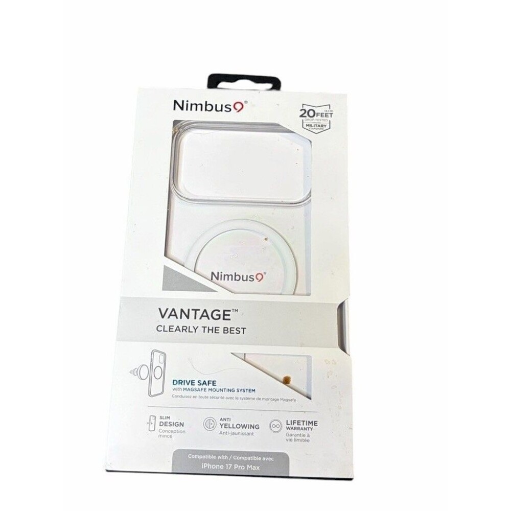Nimbus Vantage iPhone 17 Pro Max Case Clear Protective Cover
